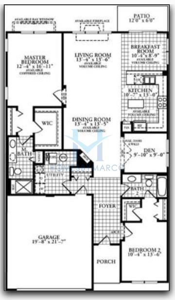 Photos of the Monte Carlo B model in the Carillon at Stonegate subdivision in Aurora, IL