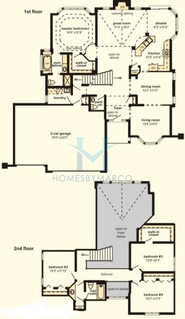 Photos of the Coventry model in the Suffield Woods subdivision in Palos Park, IL