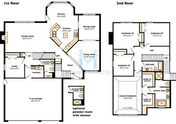 Photos of the Wrightwood model in the Covington Knolls subdivision in Lemont, IL