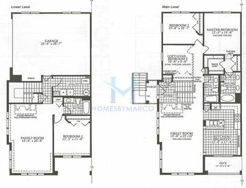 Photos of the Chagall model in the Villas of Cambridge subdivision in Streamwood, IL