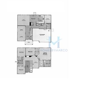 Photos of the Normandy model in the Talamore subdivision in Huntley, IL