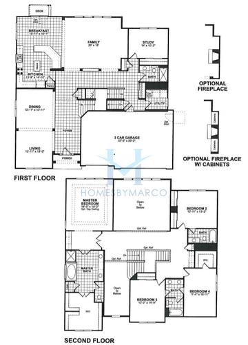 Photos of the Nottingham model in the Talamore subdivision in Huntley, IL