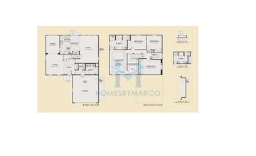 Photos of the Oxford model in the Ashford Place subdivision in Plainfield, IL