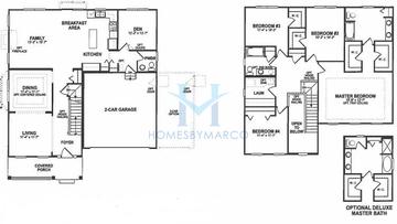 Photos of the Andrews model in the Highland Woods subdivision in Elgin, IL