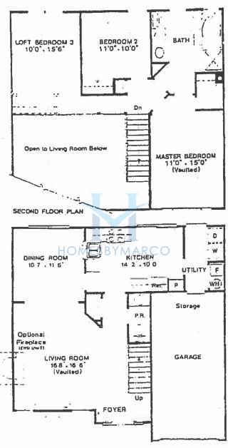Photos of the Danbury model in the Newport Village subdivision in Arlington Heights, IL