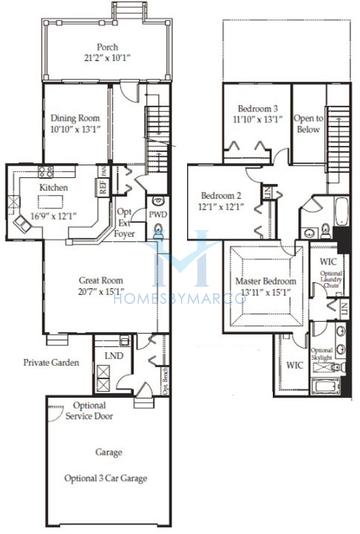 Photos of the Georgetown model in the West Point Gardens subdivision in Elgin, IL