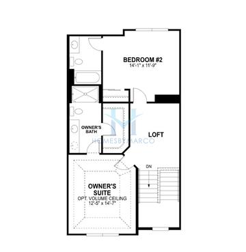 Belmont model in Shelburne Crossing, Winfield, IL, built by M/I Homes