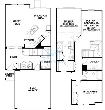 Braeden model in Savannah Crossing, Aurora, IL, built by M/I Homes