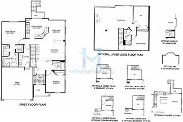 Photos of the Eagle model in the Remington Pointe subdivision in Volo, IL