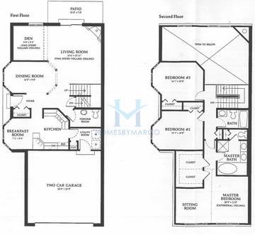 Photos of the Brunswick model in the Winchester Estates subdivision in Buffalo Grove, IL