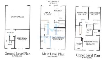 Providence model in Regency at the Glen, Glenview, IL, built by Pulte Homes