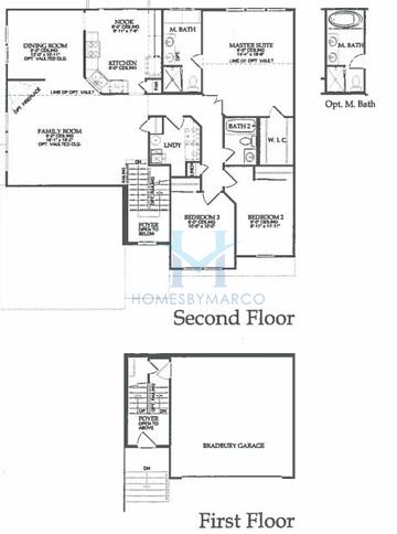 Photos of the Bradbury model in the Autumn Creek subdivision in Yorkville, IL