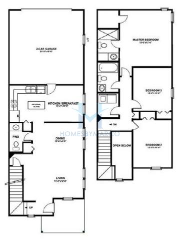 Photos of the Dearborn model in the West Point Gardens subdivision in Elgin, IL