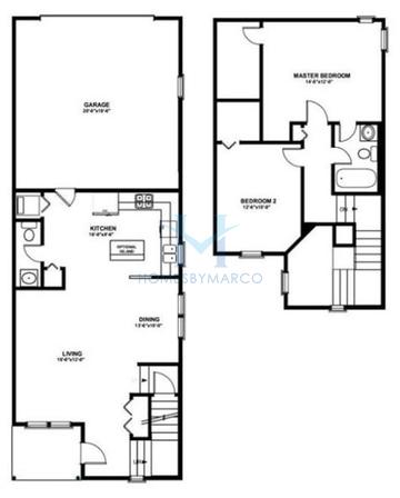 Photos of the Belmont model in the West Point Gardens subdivision in Elgin, IL