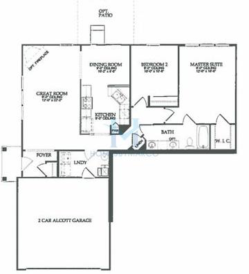 Photos of the Alcott model in the Autumn Creek subdivision in Yorkville, IL