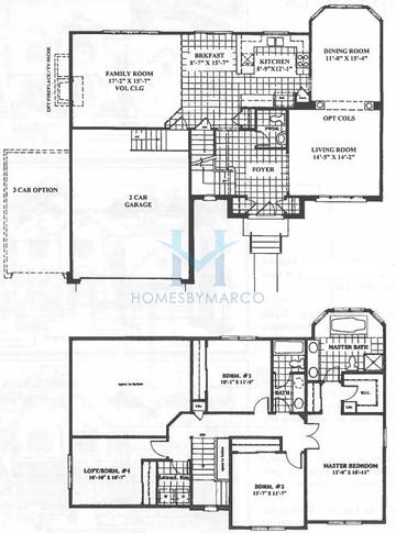 Photos of the Devonshire model in the Riverwalk subdivision in Port Barrington, IL