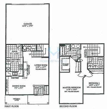 Photos of the Horizon model in the Reflections subdivision in Aurora, IL