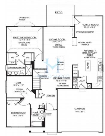 Photos of the Bal Harbour model in the Playa Vista subdivision in Plainfield, IL