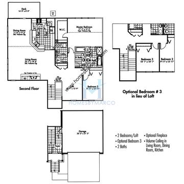 Canterbury model in Maples at the Sonatas, Woodstock, IL, built by Wilcox Communities, LLC