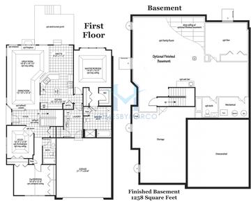 Photos of the Ashton model in the Lakes of Boulder Ridge subdivision in Lake in the Hills, IL