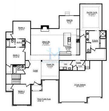 Photos of the Arlington model in the Highland Woods subdivision in Elgin, IL