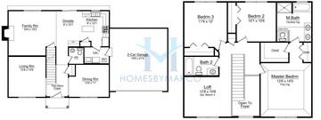 Photos of the Fullerton model in the Highland Woods subdivision in Elgin, IL