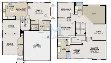 Photos of the Gleneagle model in the Herrington Estates subdivision in Bolingbrook, IL