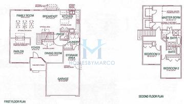 Photos of the Kensington model in the Heron Harbor subdivision in Antioch, IL