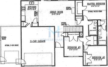 Photos of the Reagan model in the Sunset Ridge Estates subdivision in Richmond, IL