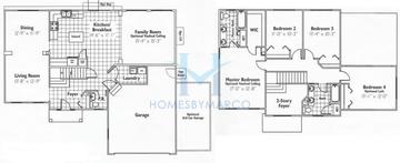 Photos of the Gainsborough model in the Heatherstone subdivision in DeKalb, IL