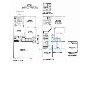 Photos of the Linden model in the Emerald Bay subdivision in Round Lake, IL