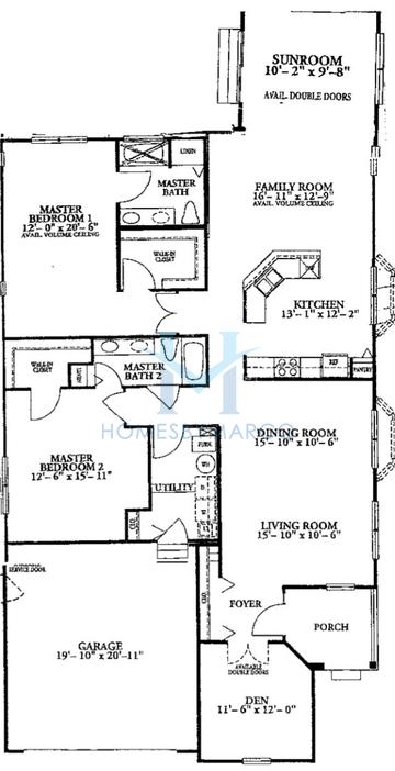 Palm Springs model in Carillon at Stonegate, Aurora, IL, built by D.R. Horton