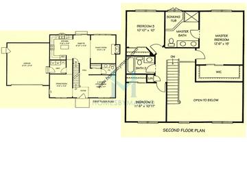 Photos of the Barrington model in the Liberty Trails subdivision in McHenry, IL