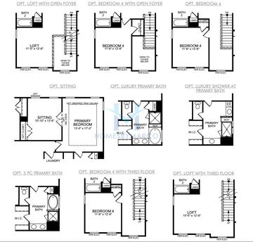 Cypress model in Hampton Woods, Charlotte, NC, built by Eastwood Homes