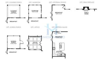 Cypress model in Hampton Woods, Charlotte, NC, built by Eastwood Homes