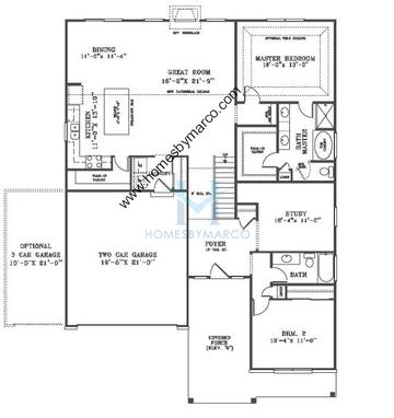 Photos of the Pinehurst model in the Hidden River subdivision in Plainfield, IL