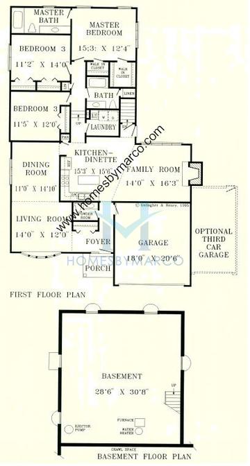 Carlton model in Covington Knolls, Lemont, IL, built by Gallagher and Henry