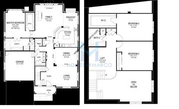 Photos of the Oxford model in the Waterbury Place subdivision in Buffalo Grove, IL