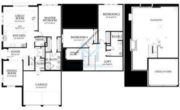 Photos of the Princeton model in the Waterbury Place subdivision in Buffalo Grove, IL