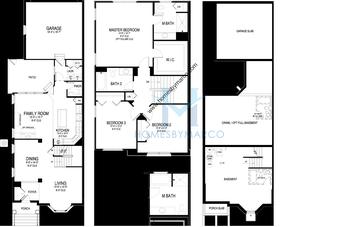 Photos of the Dunbar model in the Waterbury Place subdivision in Buffalo Grove, IL