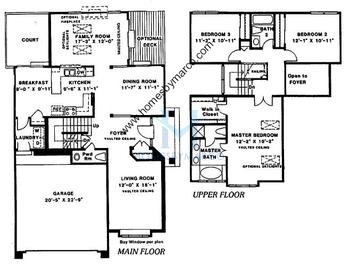 Photos of the Essex 2 model in the Enclave subdivision in Arlington Heights, IL