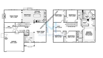 Photos of the Valencia II model in the Theodore's Ridge subdivision in Joliet, IL