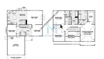 Photos of the Sequoia II model in the Theodore's Ridge subdivision in Joliet, IL