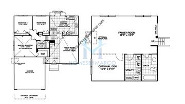 Photos of the Aspen model in the Theodore's Ridge subdivision in Joliet, IL