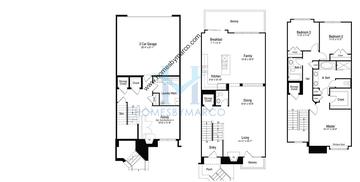 Photos of the Cotswold model in the Hamptons of Hinsdale subdivision in Hinsdale, IL