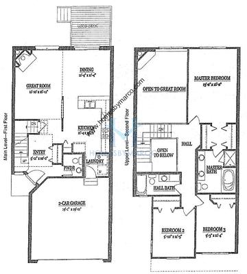 Photos of the Brentwood model in the Presidents Manor Townhomes subdivision in Carol Stream, IL