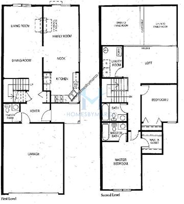 Photos of the Brighton model in the Lakewood Village subdivision in Mundelein, IL
