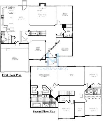 Photos of the Fremont model in the Hawthorn Trails subdivision in Hawthorn Woods, IL