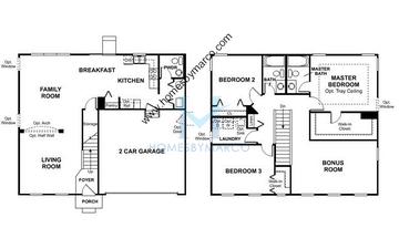 Photos of the Ogilvy model in the Liberty Lakes subdivision in Wauconda, IL