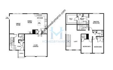 Photos of the Durham model in the Regency Estates subdivision in St. Charles, IL